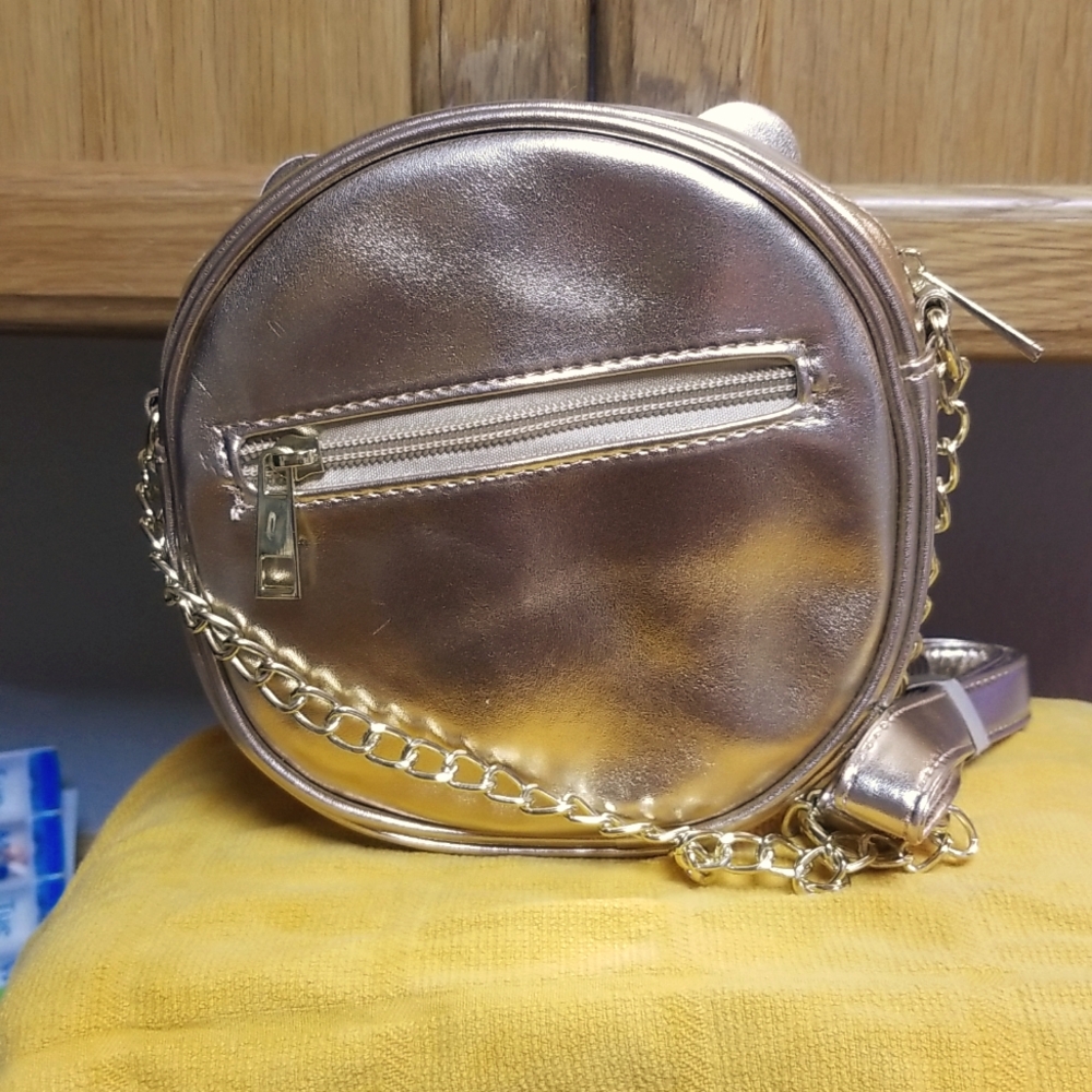 Olivia Miller Owl Crossbody Bag, Metallic NWOT - Picture 3 of 4